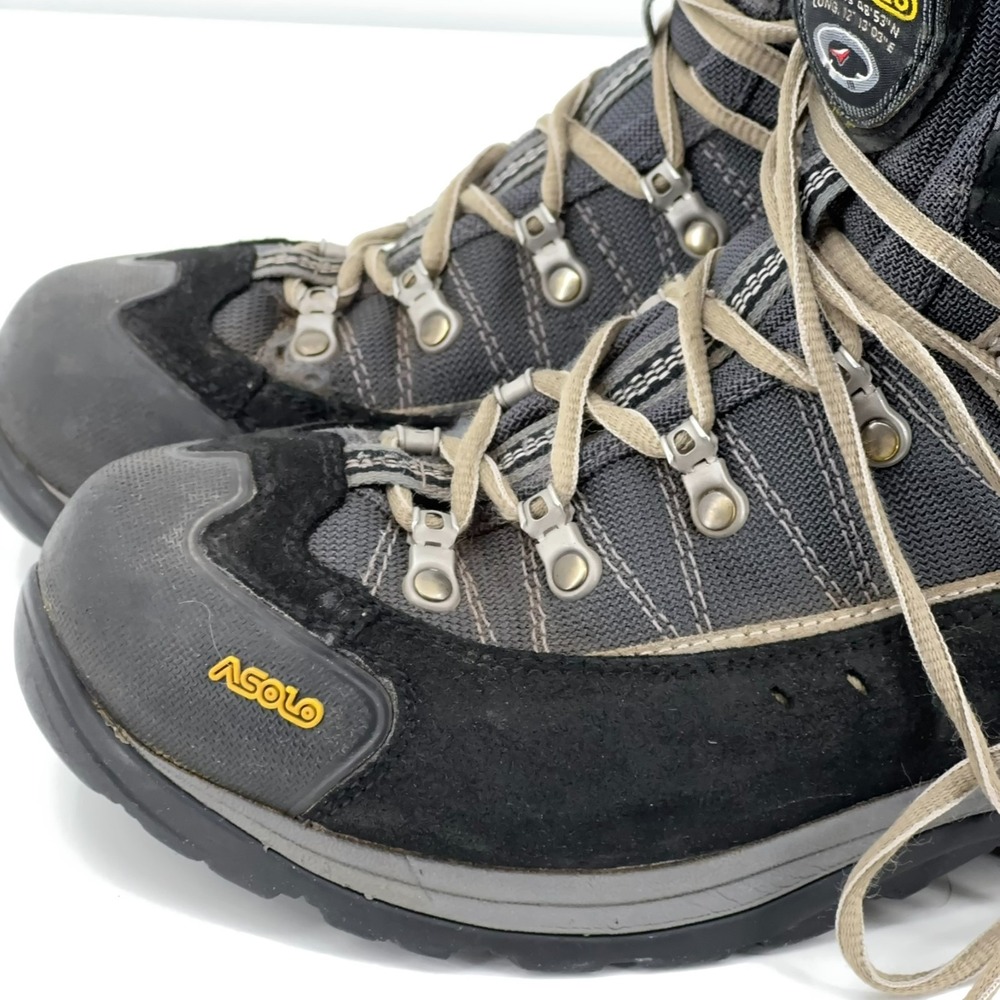 ASOLO Flame GTX Boots Mens Size 10 Goretex Waterproof Hiking Backpacking Trail - Picture 13 of 15